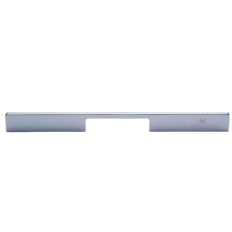 Poignée barre 12 5/8" au centre Milan, Chrome poli
