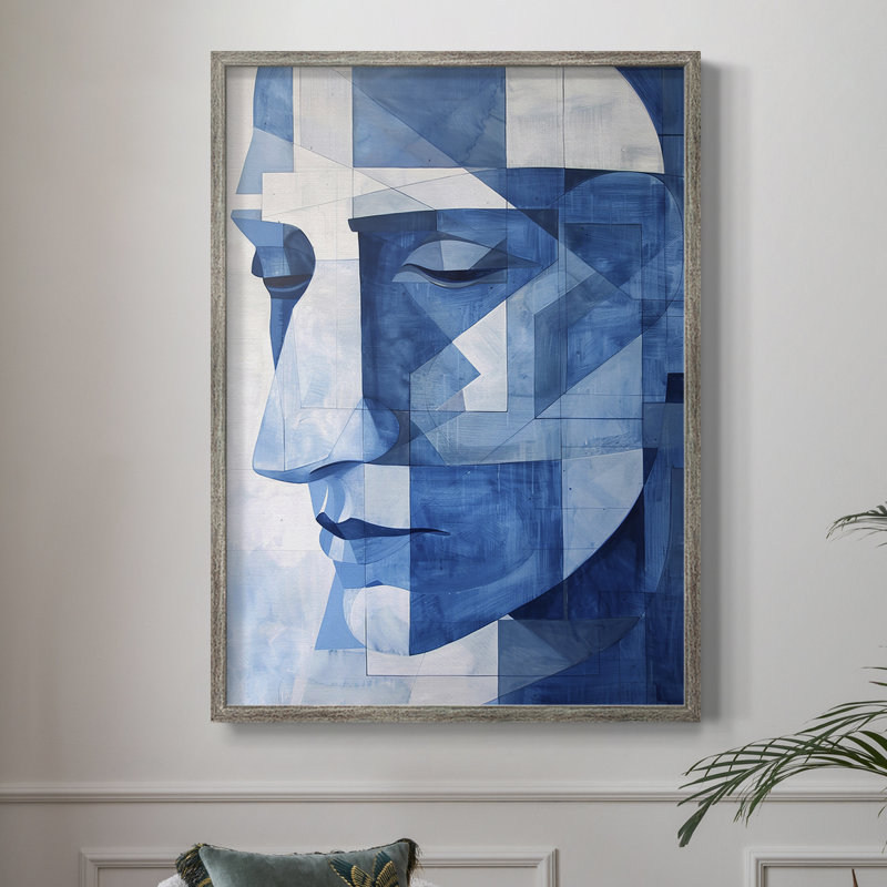 ABSTRACT Series LXX Framed Print - Solid Wood, 11" H x 9" W