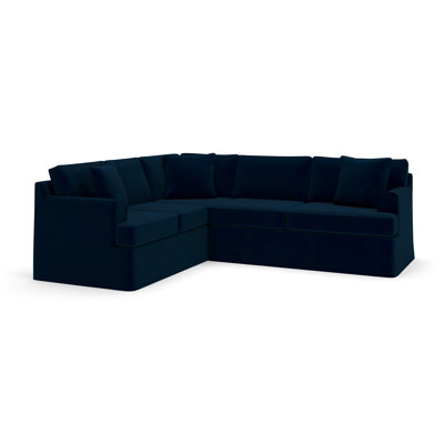 Conradina 2-Piece Slipcovered Sectional by Birch Lane