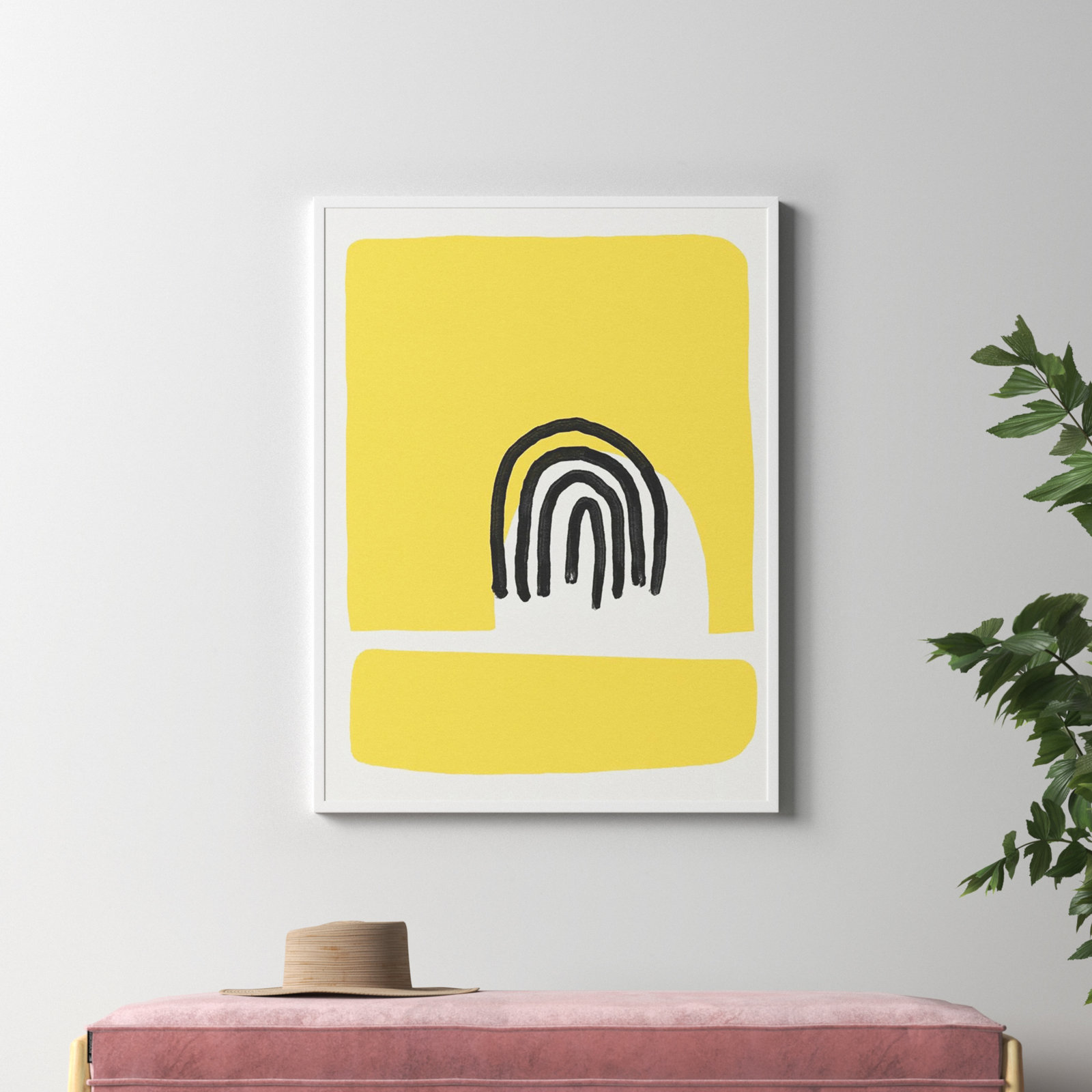 Good Vibes IV by Jacob Green, Gray, 41" H x 31" W x 1" D