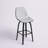Altherr Mid-Century Modern Swivel 26 in. Armless Wood Counter Height Bar Stool with Faux Leather Seat-1336127516-1308883715
