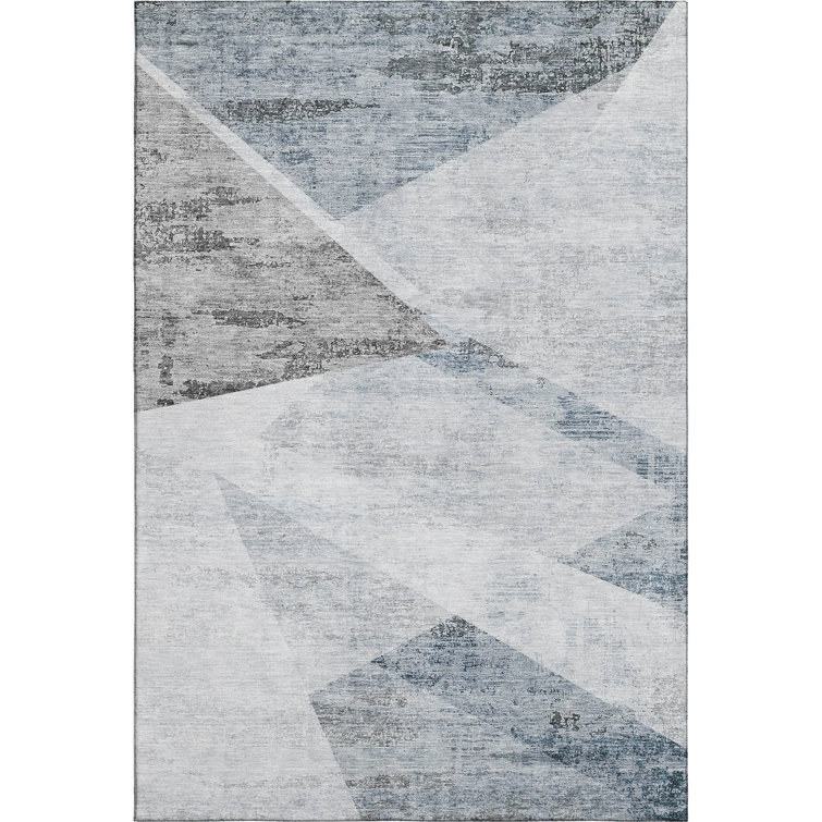 Premium Machine Washable Prisco Sky Rug