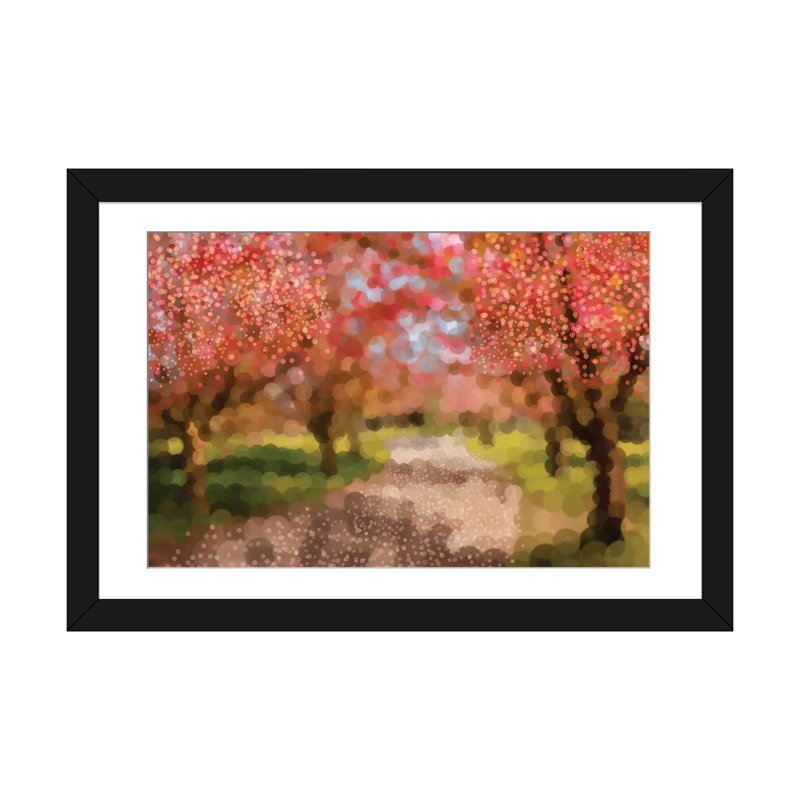 «Undetarred Spring» par PI Studio - impression sur toile tendue, H 16 po x l 24 po x P 1 po, Papier d'art encadré noir, Blanc