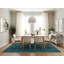 Tapis abstrait en laine bleu sarcelle-1176762568