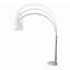 Ioanna 175cm Chrome Arched Floor Lamp