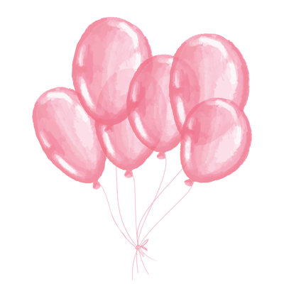 Colourful Air Baloons by Yuliia Duliakova - Wrapped Canvas Print