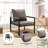 Faux Leather Armchair-91809833