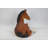 Large Laying Down Horse Colt Statue