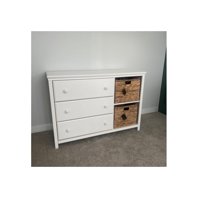 white christmas dresses Dresser - 3-Drawer | Cotton Candy | South Shore Furniture main image 1