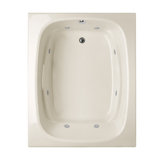Designer Alexis 60" x 48" Whirlpool Acrylic Bathtub