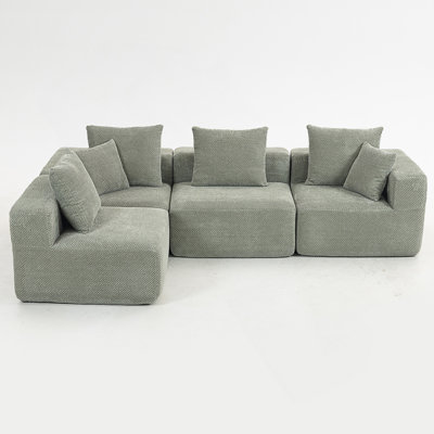 111"X74"X24" Modular Sectional
