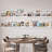 Picture Shelf for Wall with Ledge, 80 Inch Extra Long Floating Bookshelves, Display Shelf for Picture Frame, Living Room Shelf Decor, Book Display Shelf, Shelving Wall Mounted, White, 2 Pcs