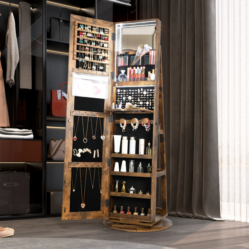 Blackhorse Jewelry Armoire, Rustic Brown