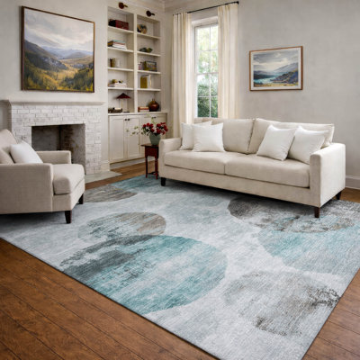 Tapis abstrait lavable à la machine de qualité supérieure Mayfield AMF2346