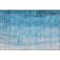 Tapis bleu sarcelle lavable à la machine Premium Cerrito