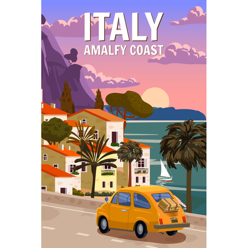 Mediterranean Italy by VectorUp - Wrapped Canvas Print, 122cm H x 81cm W
