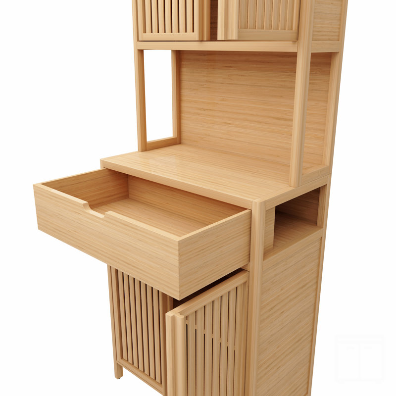 BAMBOO TEA CABINET