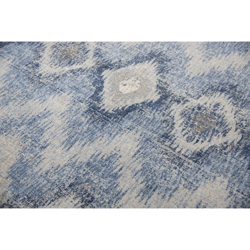 Nieto Wool Ikat Indoor Rug, Rectangle 3' x 5'
