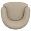 Fauteuil d'appoint pivotant beige-1536030392