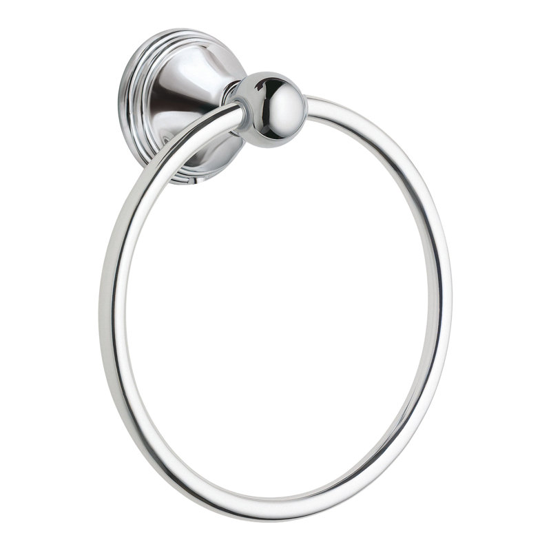 Preston Wall Mounted Towel Ring, Chrome