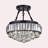 Armaghan Crystal Semi Flush Mount