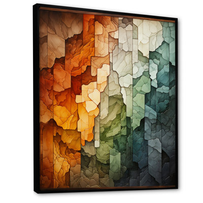 Hardedge " Hardedge Art Earthy Euphony IV "