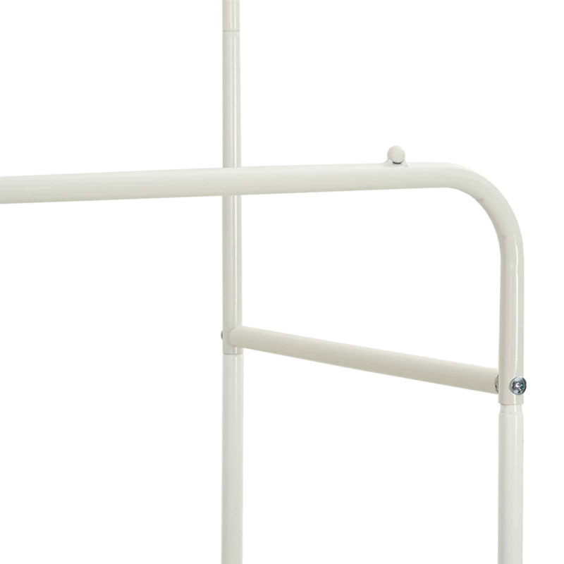80cm Rolling Clothing Rack, White