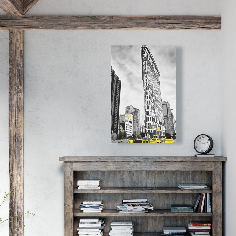 Contour de la toile de construction Flatiron | New York Home Decor