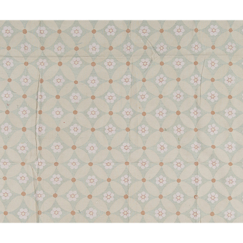 Hand-Knotted High-Quality Green and Green Area Rug