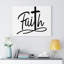 Faith Cross - Wrapped Canvas Print-209614316