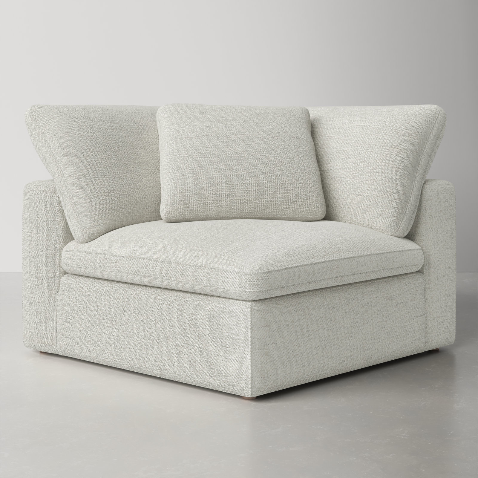 Tila Upholstered Accent Chair, Light Gray Livesmart®