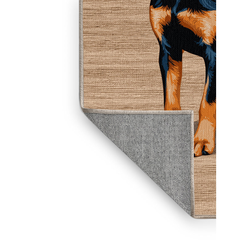  Tapis lavable Pinscher allemand, Carré 4 pi