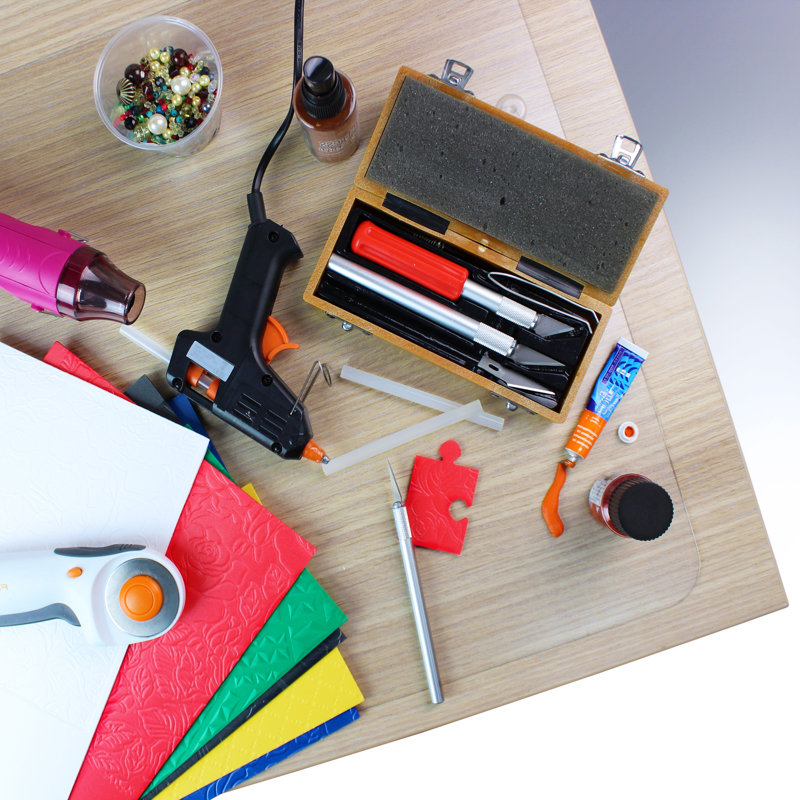 Inbox Zero Crafttex® Pack Of 2 Protective Mats For Craft Tables - 19" X 24"