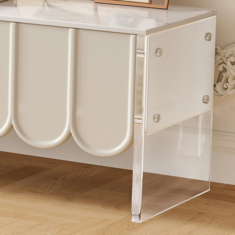 Cream style minimalist TV stand
