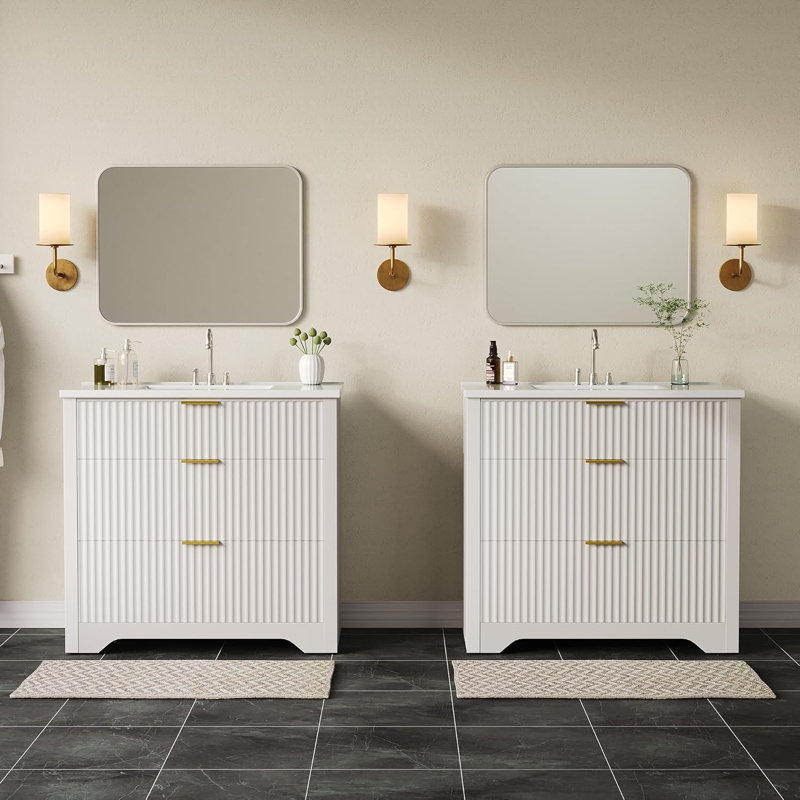 Meuble-lavabo de chambre à coucher 36 po avec évier 36 po
