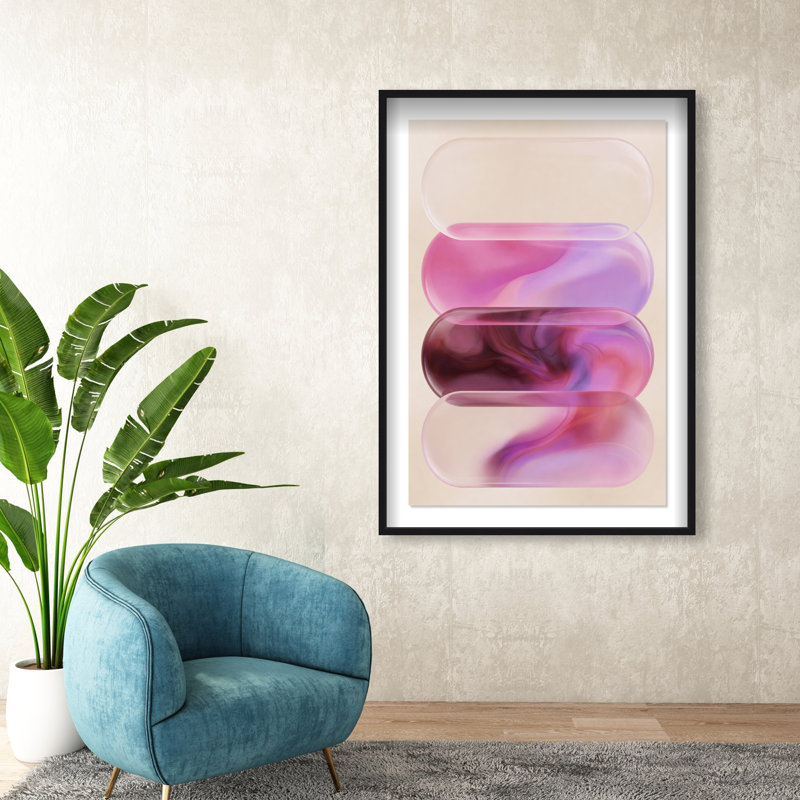 Clear Rose Print by Oliver Gal, 25.5"H x 17.5"W, Black Shadowbox