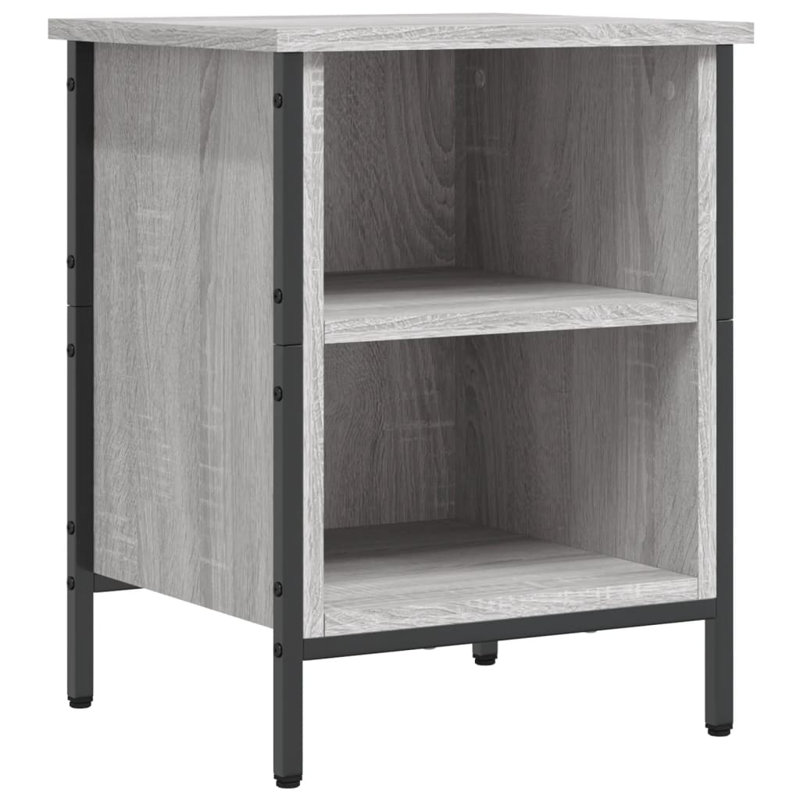 2 Pair Shoe Storage Cabinet, Grey Sonoma