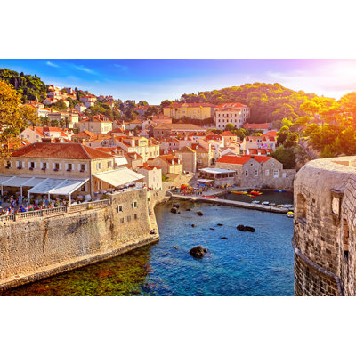 Fortresses Lovrijenac And Bokar - Wrapped Canvas Print
