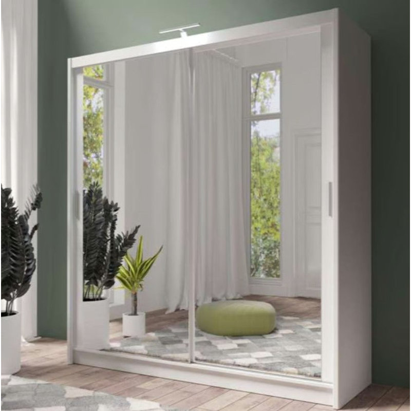 Manufactured Wood Wardrobe, White