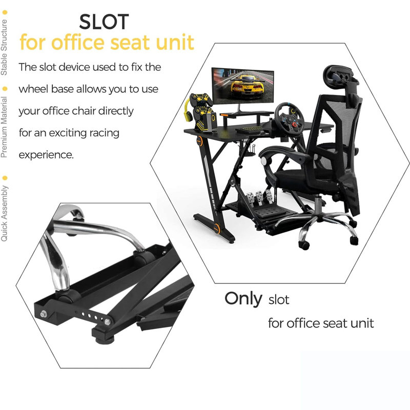Anman PC & Racing Game Chair in Black