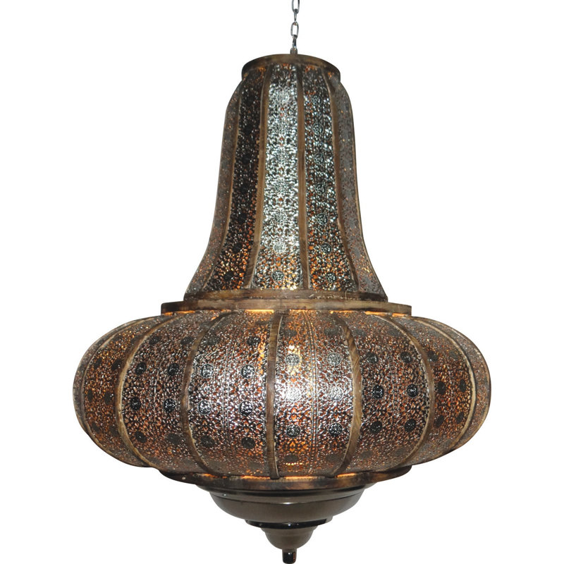 Genoa 1 - Light Bronze Teardrop Pendant