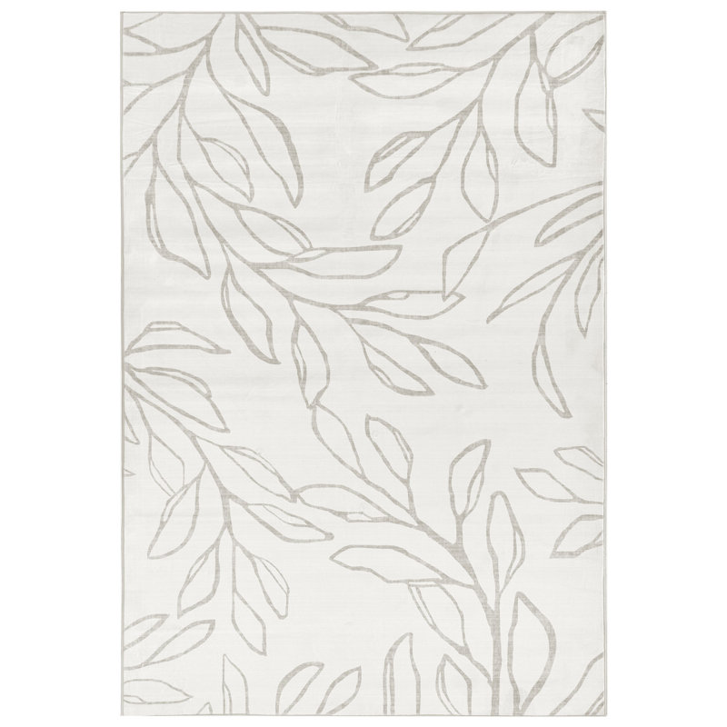 Floral Area Rug, Rectangle 200 x 300 cm