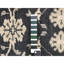 Tapis unique noir / vert 6 pi 1 po x 9 pi Johanny Johanny