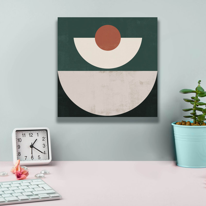Toile épique Graffiti «Scandi Shapes 1» par Emma Caroline, 12 po x 12 po, H 12 po x l 12 po