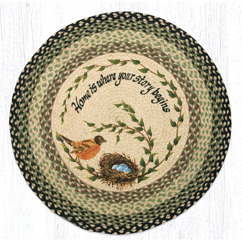  RP-121 Robins Nest Round Patch 27"x27"