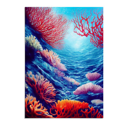 XV1022-1556X Colourful Coral Reef No.2 - Print