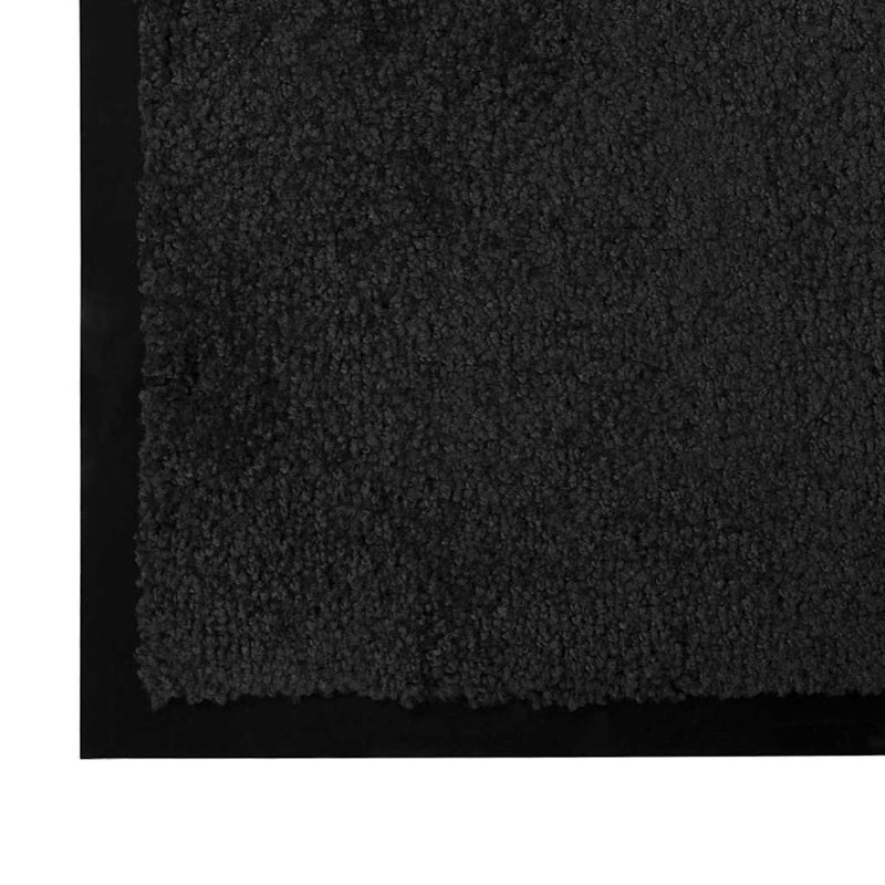 Non-Slip Doormat, 60cm W x 80cm L, Black