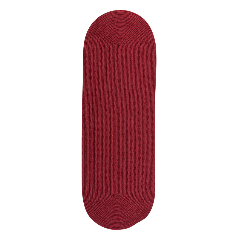 Tapis rouge Abygale, Ovale 2 pi x 11 pi