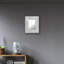 Petit miroir gris antique en fer gris-120644839
