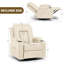 Saven 90cm Wide Swivel Home Theatre Recliner-23361259